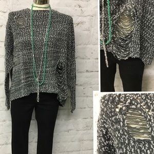 Factory Distressed Sweater